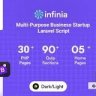 Infinia v1.0.5 - Multipurpose Business Consulting Startup Laravel Script - nulled