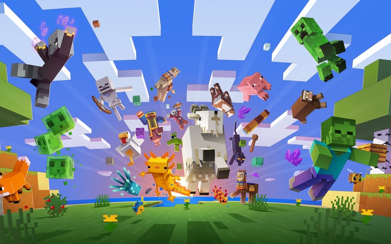 Minecraft key art